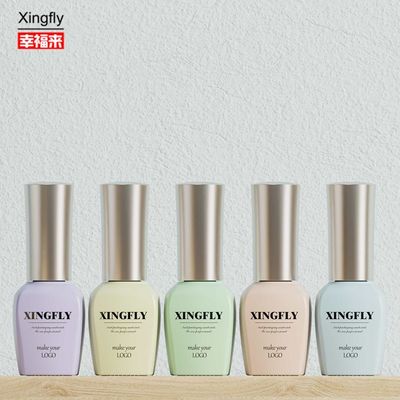 15ml Gel Nail Polish Glass Bottle Custom Design Empty For Nail Polish With Cap And Brush