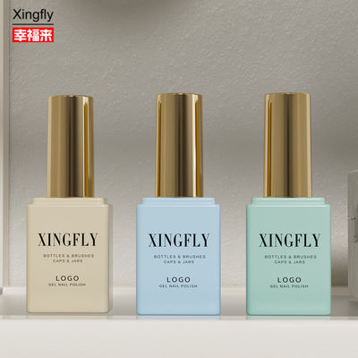 17ml Nail Gel Bottle Custom Cosmetic Large Capacity Nail Polish Oil Empty Glass Bottle