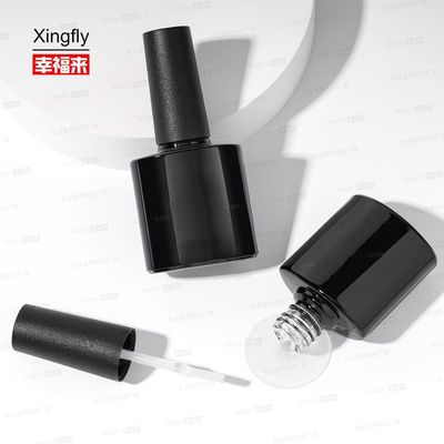 8ml Gel Polish Empty Glass Bottle With Cap Brush Factory Wholesale For UV Gel Nail Polish