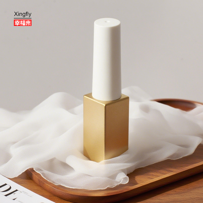 8ml Gel Nail Polish Bottle With Electroplated Cap Brush For Nail Polish Oil