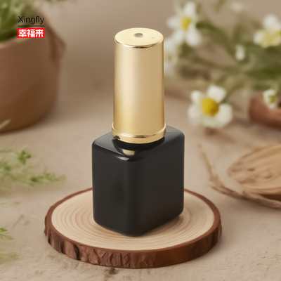 Good price 15ml Square Glass Nail Polish Bottle UV Gel Empty Gel Polish Set Bottle For Nail Polish Oil online