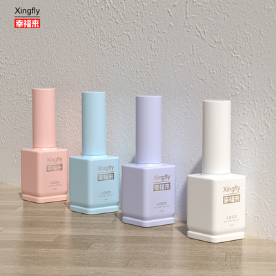 15ml Square Custom Private Wholesale Professional Soft Gel Nail Polish Bottle